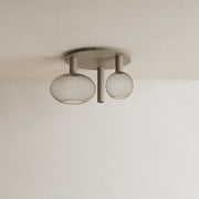 Ztahl Como 3-Lichts Quartz Plafondlamp 9160-Quartz Exclusief Lichtbronnen