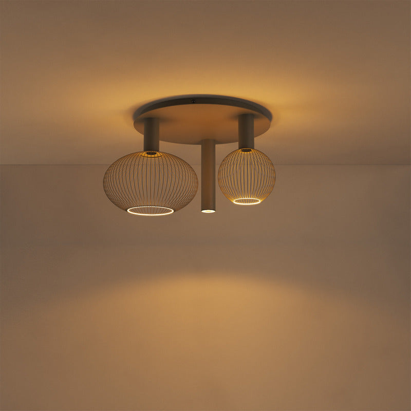 Ztahl Como 3-Lichts Quartz Plafondlamp 9160-Quartz Exclusief Lichtbronnen