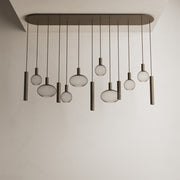 ZTAHL Como 13-Lichts Hanglamp 9170-Platinum Exclusief Lichtbronnen