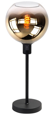 Highlight Fantasy Globe Tafellamp Zwart met Gradiënt Goud glas