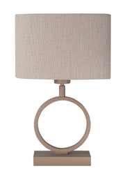 Siena Tafellamp Klein Zand met Naturel 905 kleurige Kap T1289.03 + O4440.38