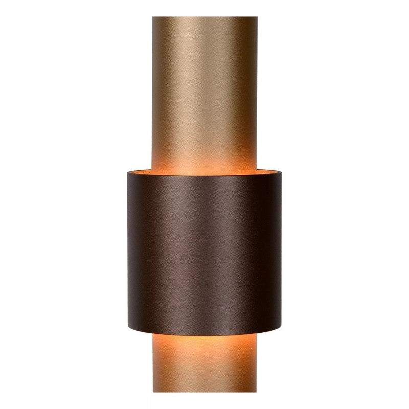3-Lichts Hanglamp Tubes 3 x 433 lumen Coffee