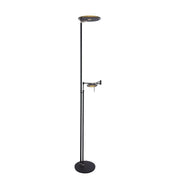 Steinhauer Turound LED 2L-Vloerlamp Zwart/Rook Glas