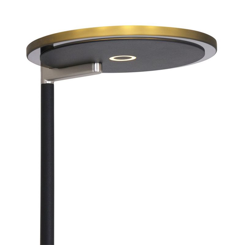 Steinhauer Turound LED 2L-Vloerlamp Zwart/Rook Glas