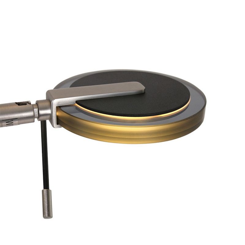 Steinhauer Turound LED 2L-Vloerlamp Zwart/Rook Glas