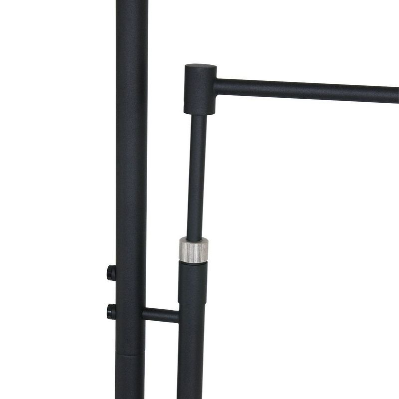 Steinhauer Turound LED 2L-Vloerlamp Zwart/Rook Glas