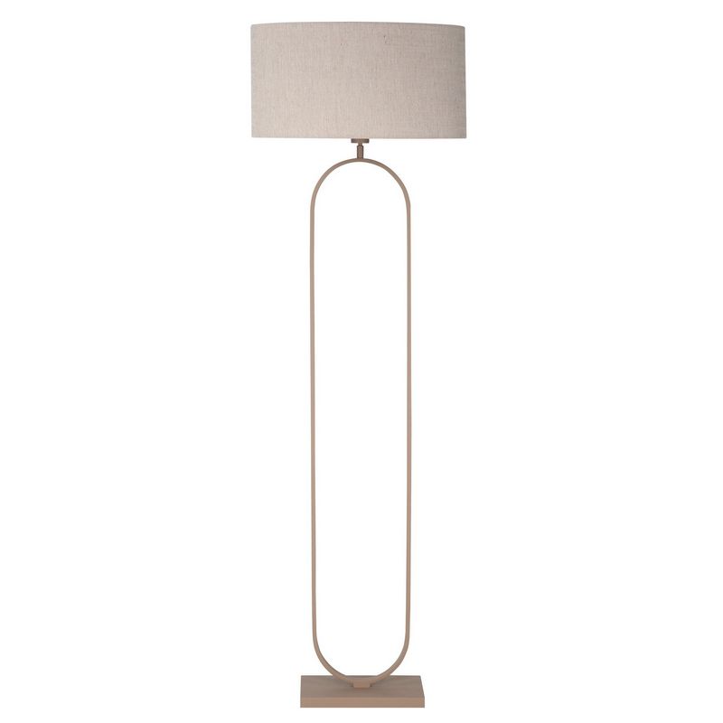 Verona Vloerlamp Zand met Stoffen kap in Naturel V4290.03 + O4445.38