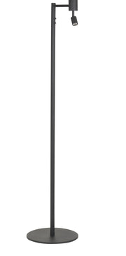 Highlight Havana vloerlamp Zwart met Stoffen kap Naturel V4306.01 + O4317.38