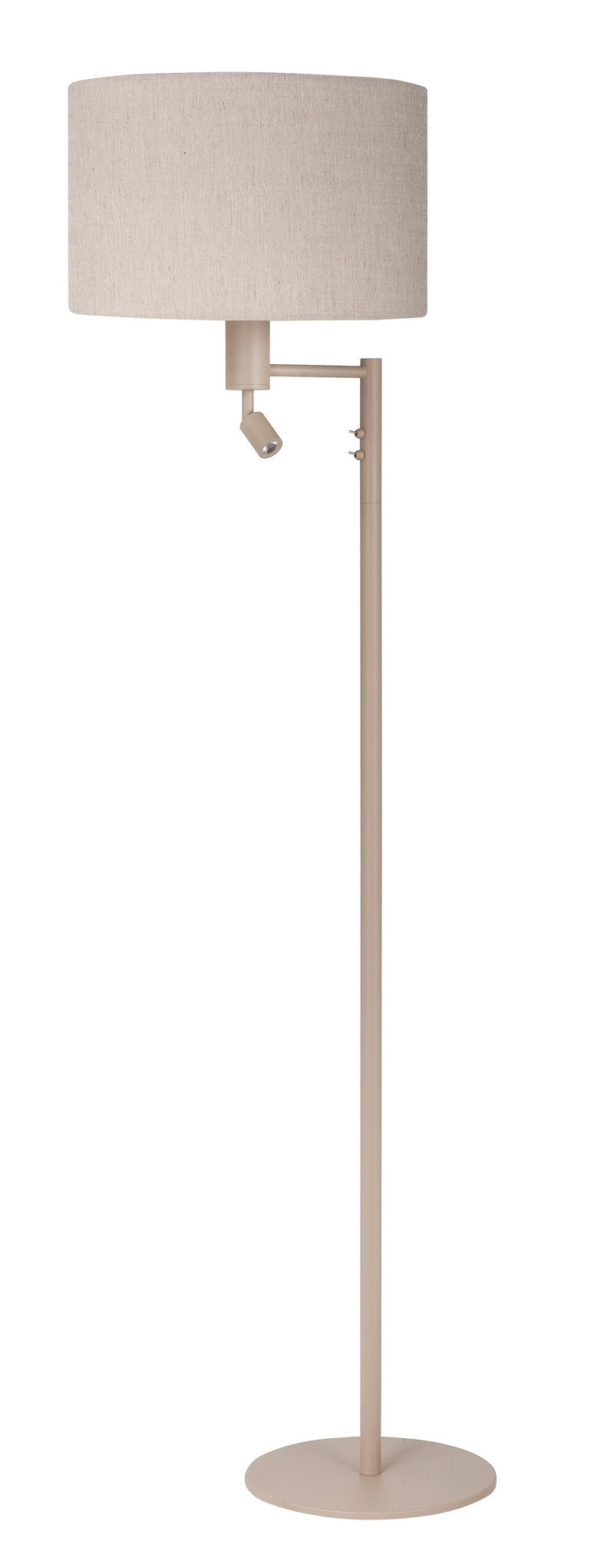 Highlight Havana vloerlamp Zand met Stoffenkap Naturel V4306.03 + O4317.38