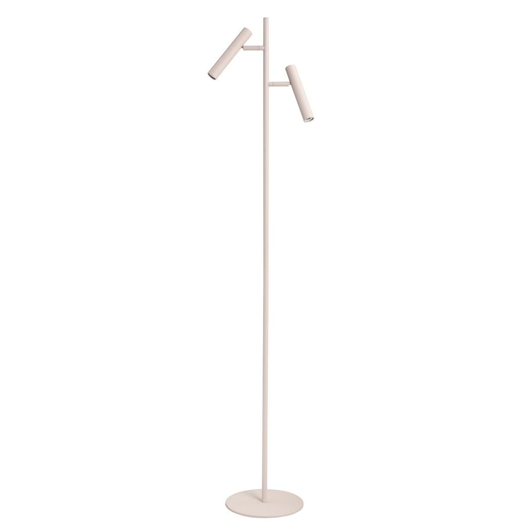 Piero 2-Lichts Vloerlamp 6watt 2700K Zand - De Smid Verlichting