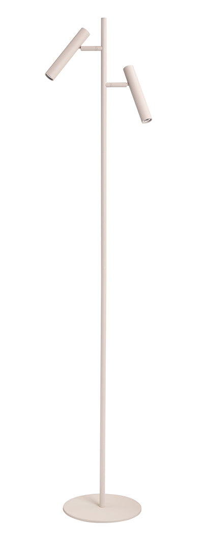 Piero 2-Lichts Vloerlamp 6watt 2700K Zand