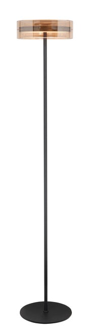 Highlight Vloerlamp Enzo Brons/Zwart 18W 2700K met dimmer