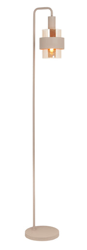 Highlight Marrone Vloerlamp Zand/Glas Bruin