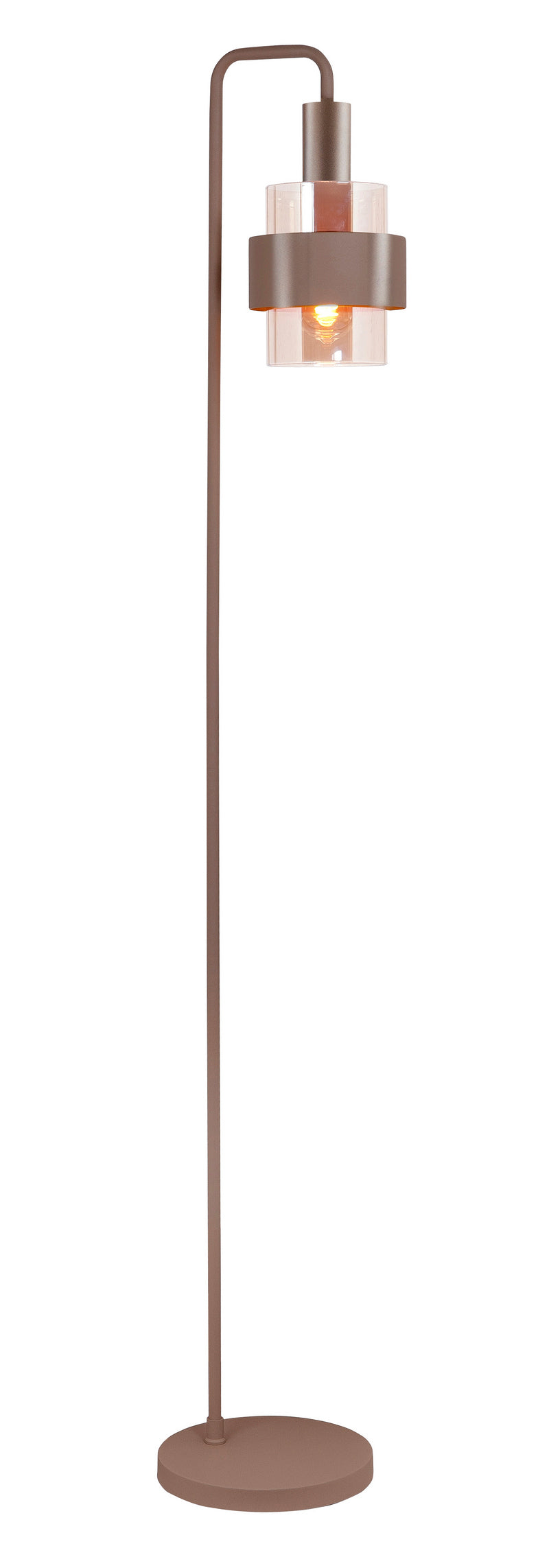 Highlight Marrone Vloerlamp V4783.04 Choco/Glas Thee