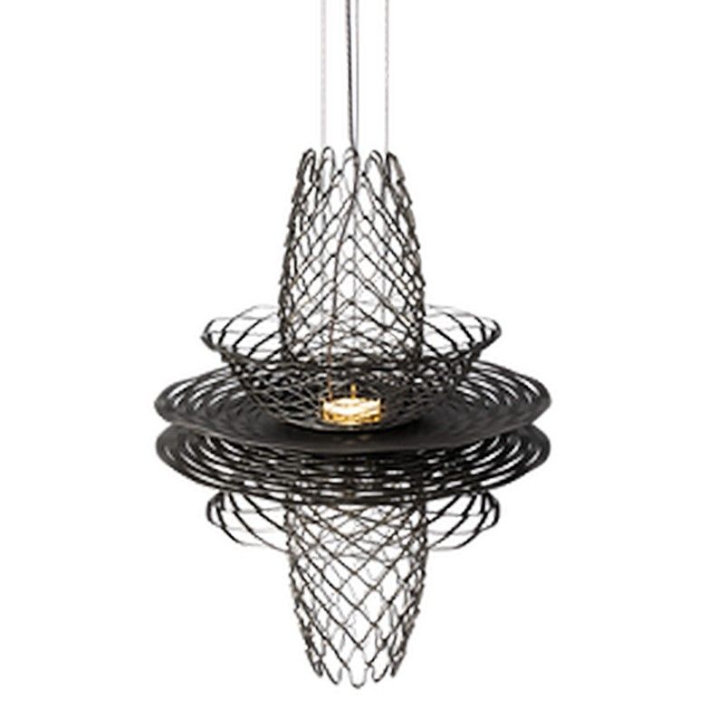 Soft Steel Vapor Hanglamp XL Ø80cm Black - De Smid Verlichting