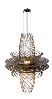 Soft Steel Vapor Hanglamp Large Ø60cm Bronz