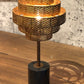 Leclercq en Bouwman Vegas Tafellamp Ambachtelijk Brons+Voet Zwart Marmer LB031/1TLbr