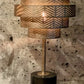 Leclercq en Bouwman Vegas Tafellamp Ambachtelijk Zilver+Voet Zwart Marmer LB031/1TLzlv