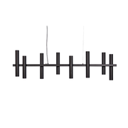 Ztahl Stelvio 10-Lichts Hanglamp Mat Zwart 9005