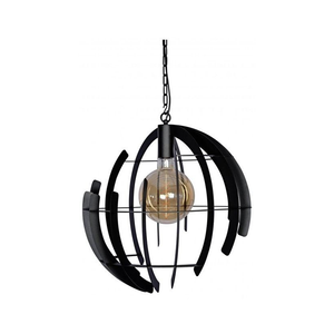 ZTaHL Hanglamp Terra Ø60cm 2400-9005 Zwart Structuur
