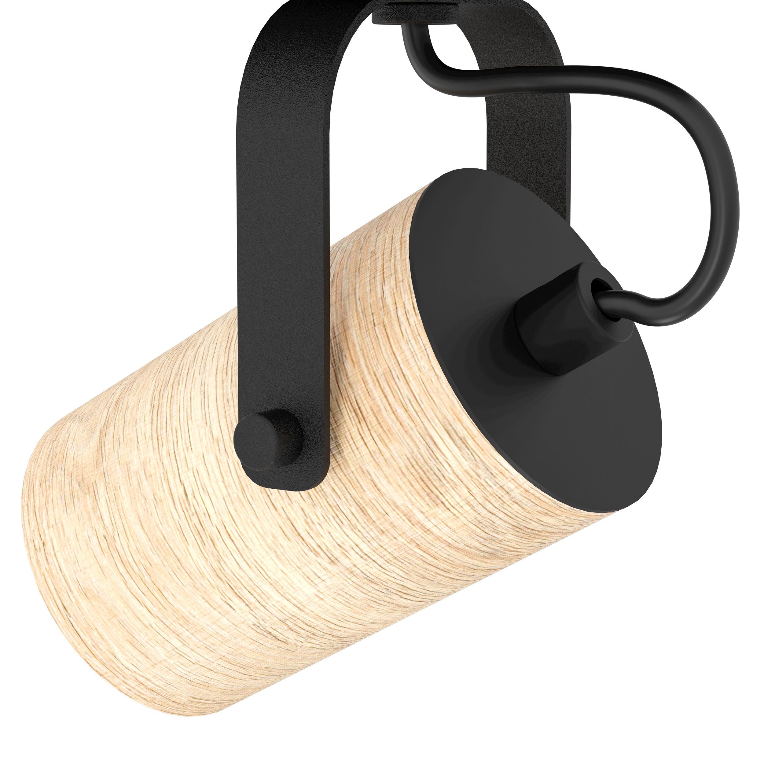 Cayuca 2-Lichts Spot Zwart/Eiken