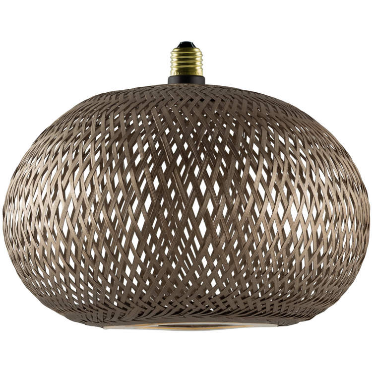 Segula Floating Line Bamboo Oval Ø300mm E27 Brons 350Lumen