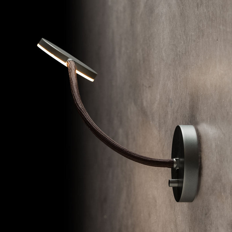 Holtkotter Flex-W wandlamp 52cm 9922-1-555 Zwart - De Smid Verlichting