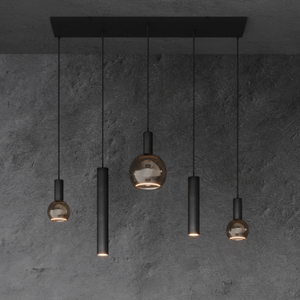 Ztahl Riva 5-Lichts Hanglamp 4302-Quartz