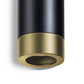 ETH Miller 6-Lichts Hanglamp rond 6x E27 Zwart/Goud