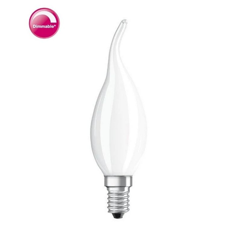 Osram Tipkaars F-LED CLBA40M Dimbaar 4,0W 827 E14 Mat - De Smid Verlichting