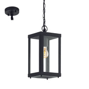Alamonte 1 Hang buitenlamp Zwart/Helder