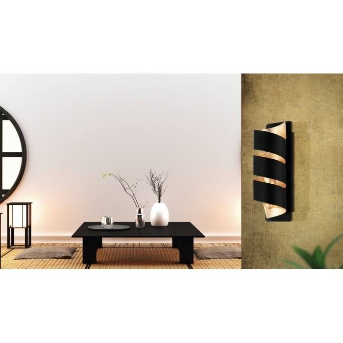 Lifestyle Bozen Wandlamp Goud/Zwart
