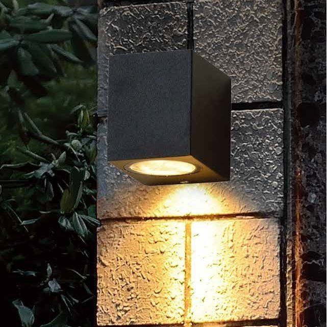 Steinhauer Logan LED Wand BuitenLamp Zwart 1495ZW