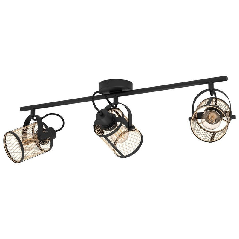 Lifestyle Praag 3L-Spot Goud/Zwart