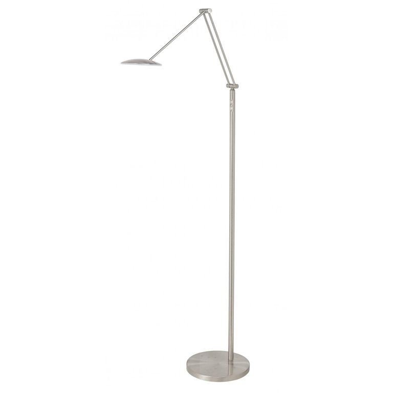 Highlight Sapporo Vloerlamp Nikkelmat 10w. dimbaar