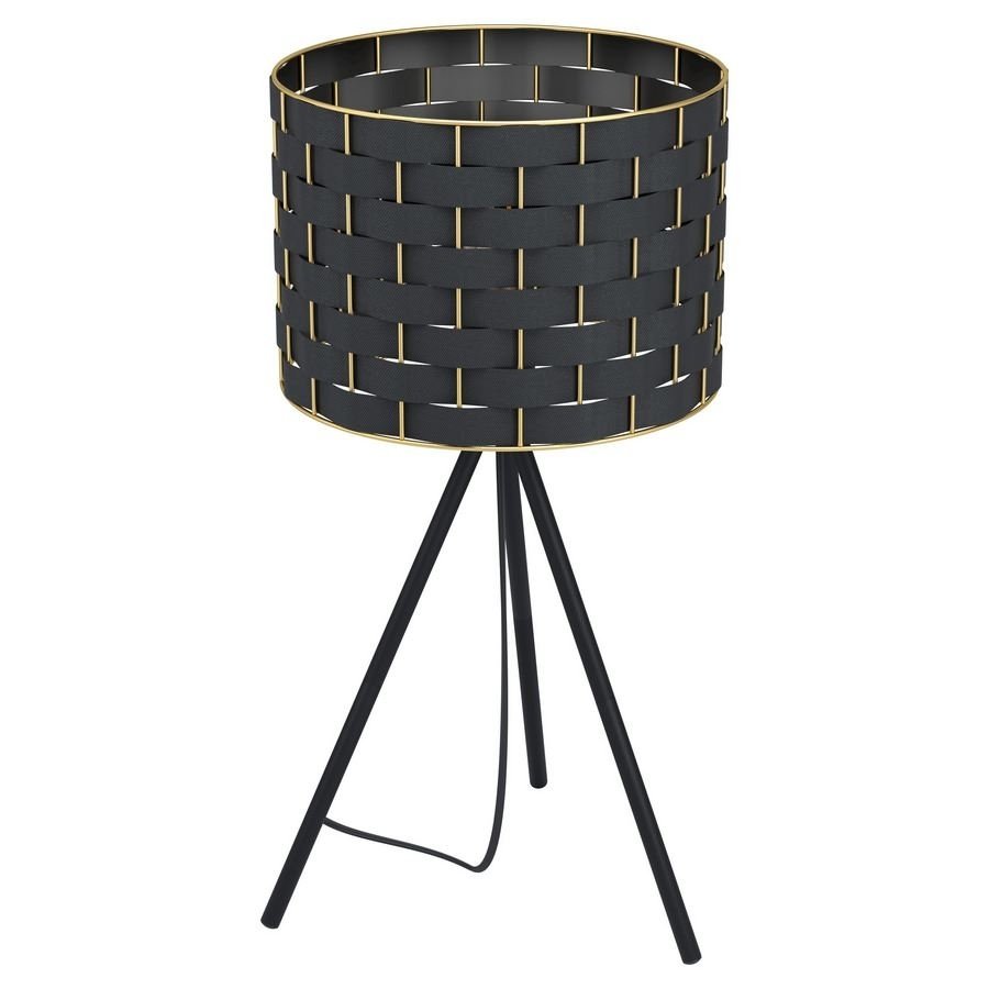 Lifestyle Florenca 1L-Tafellamp Zwart/Goud