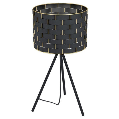 Lifestyle Florenca 1L-Tafellamp Zwart/Goud
