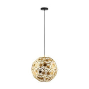 Stars of Light Skoura 1L-Hanglamp 41cm Goud/Zwart