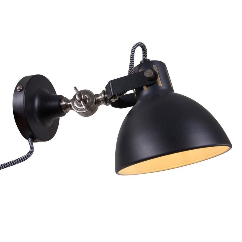 Mexlite Dominique Wandlamp 7647ZW Zwart