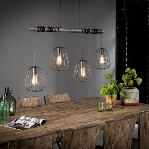 Lifestyle Hanglamp 4-lichts Lampoon