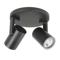 Highlight Halo 2L.-Spot Zwart S7146.01 excl.lichtb