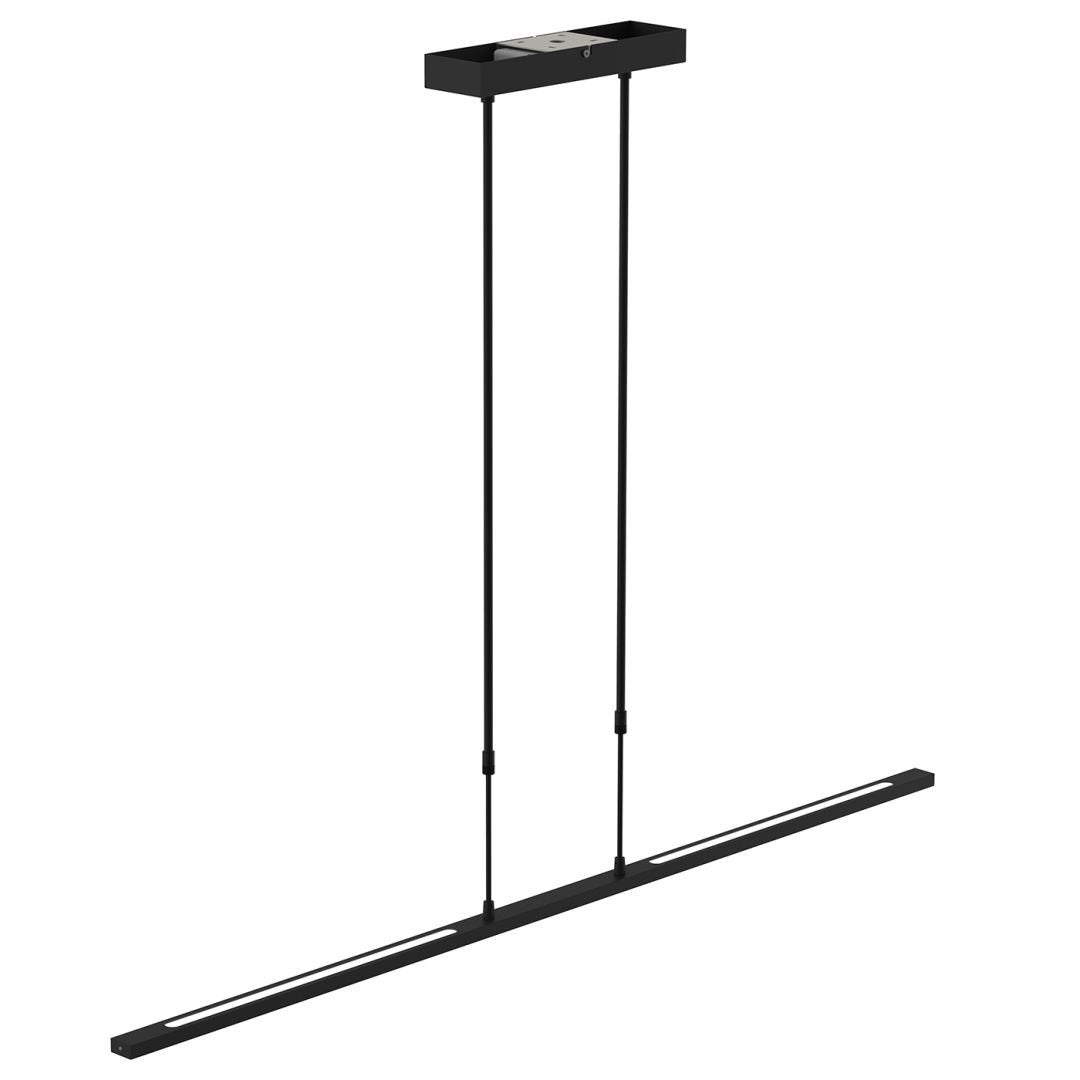 Steinhauer Zelena LED Hanglamp 1482ZW Zwart 122cm