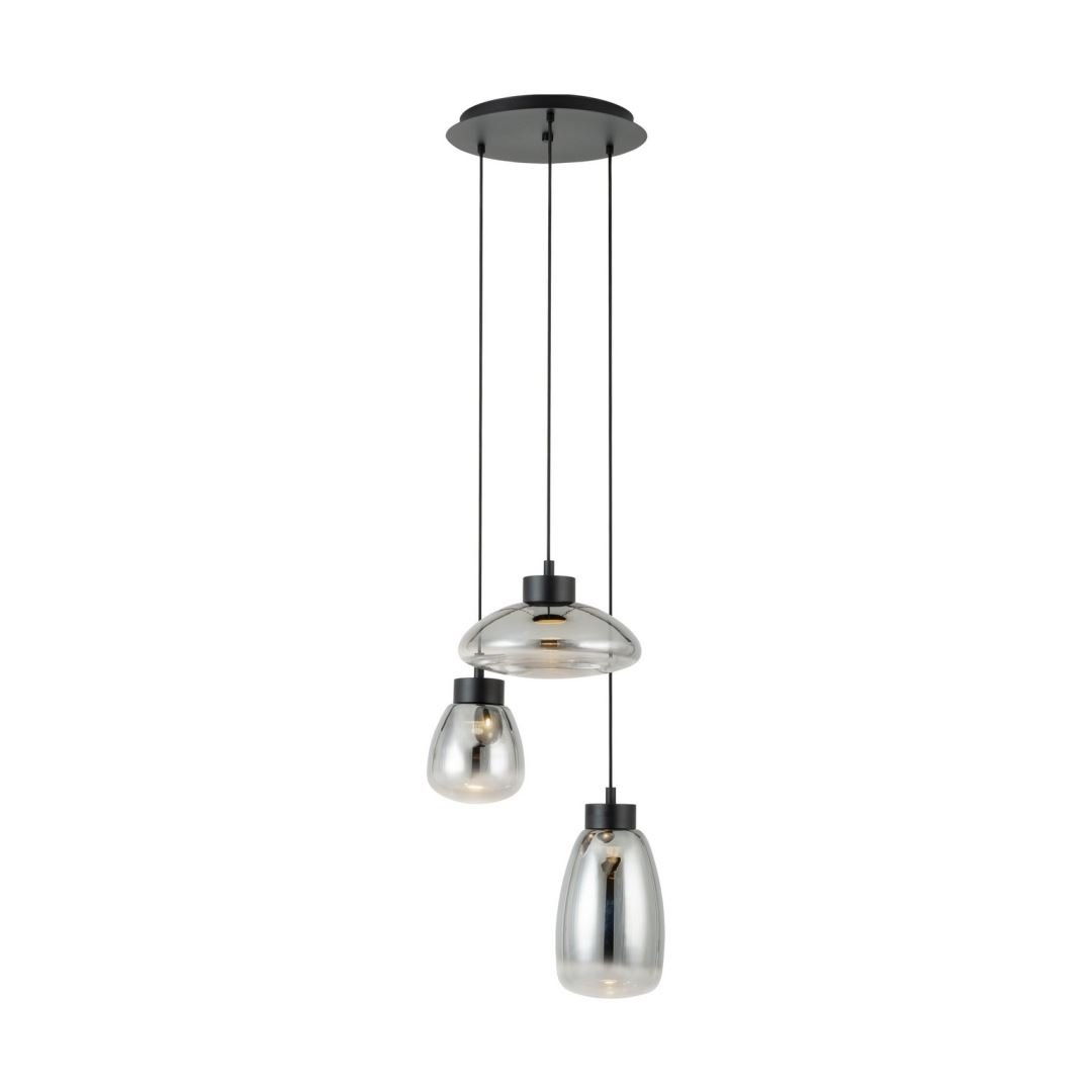 Stars of Light Sarnarra 3L-Hanglamp Zwart/Rook