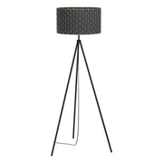 Lifestyle Florenca 1L-Vloerlamp Zwart/Goud