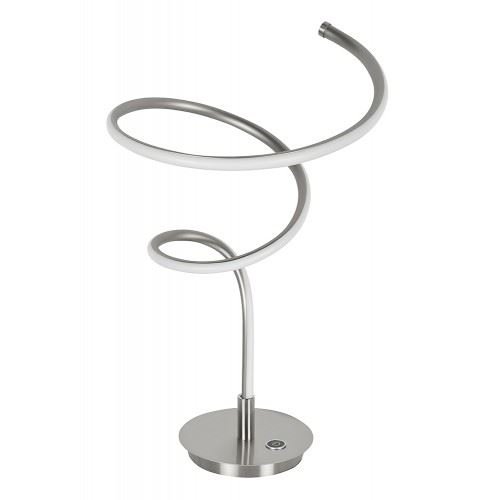 Highlight Curle LED Tafell.13w.Nikkelm. T1570.30