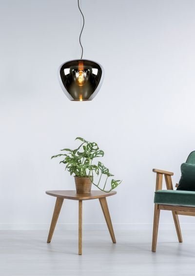 Lucide Soufian 1L- Hanglamp 40cm Fumé 70478/40/65