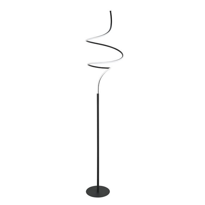 Highlight Curle LED Vloerl.20W. Zwart V4570.01