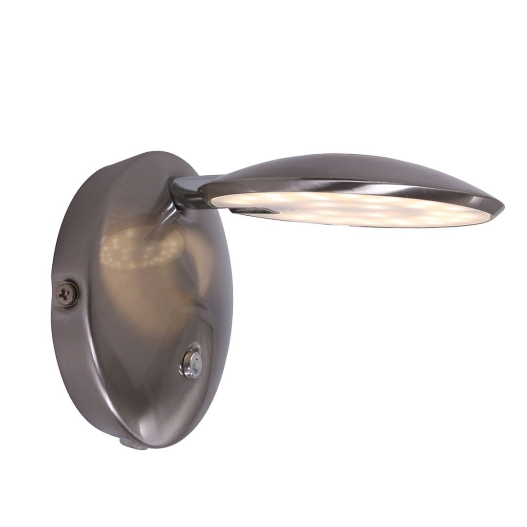 Steinhauer Zenith LED Wandlamp 1442ST Staal