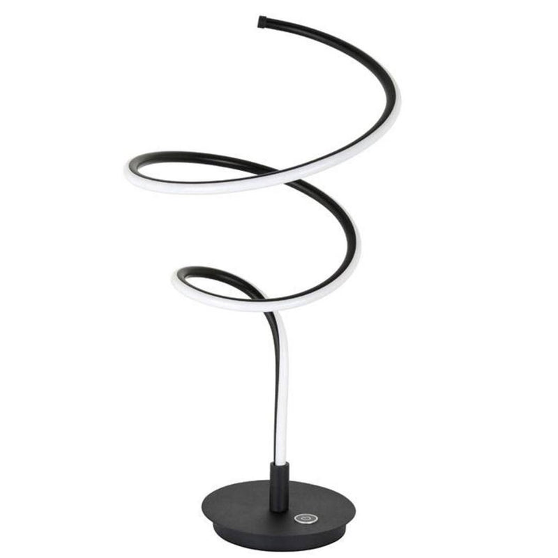 Highlight Curle LED Tafell.13w. Zwart T1570.01
