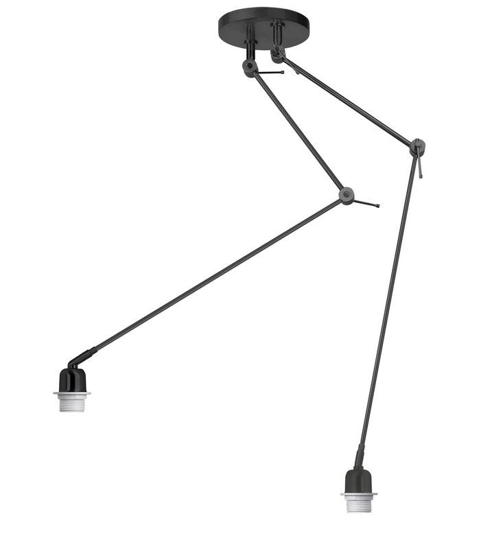 Highlight plafondl. Rod lang z.kap P6091.01 Zwart